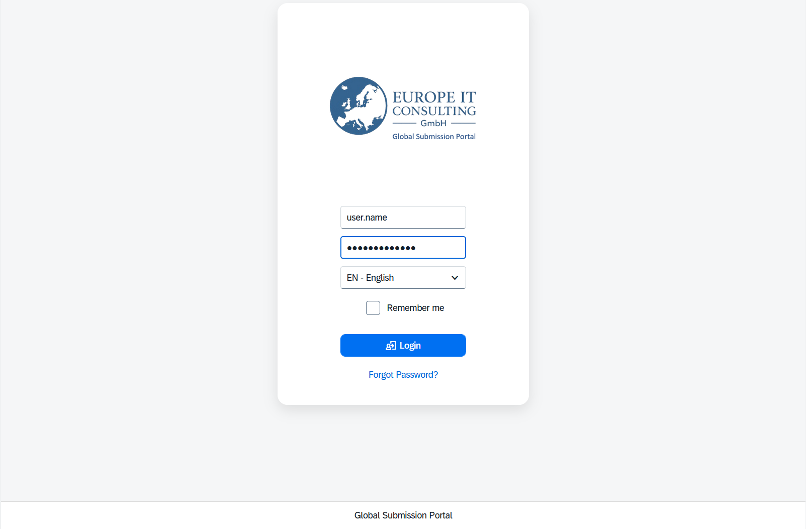 Login Screen